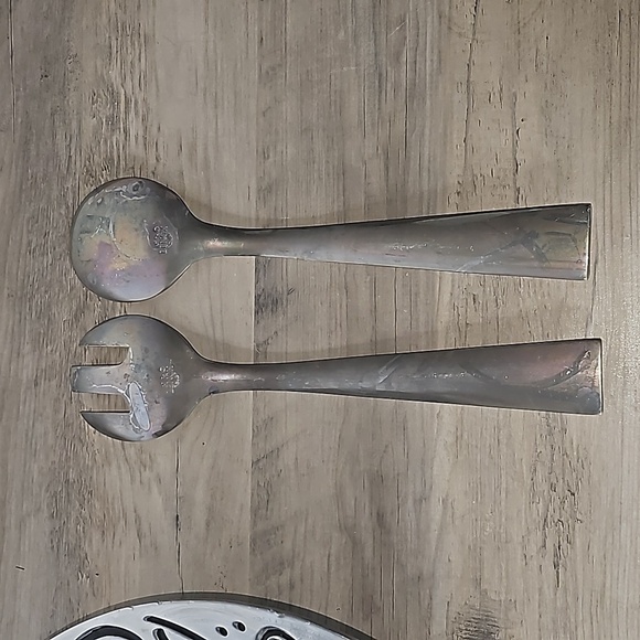 Lenox Large Serving Bowl With Utensils - Picture 5 of 14